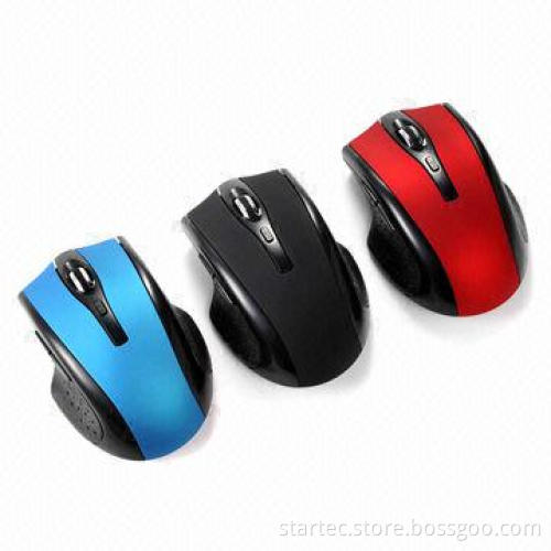 6D Wireless Mice, 2.4G Technology with Nano Receiver, 10m Transmitting Distance